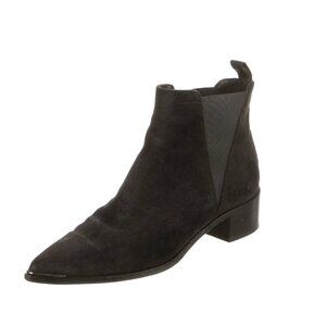 Acne Studios Suede Jensen Ankle Chelsea Boots Black women's  size 7/37 Used
